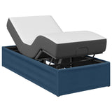 Electric Adjustable Bed Frame Blue 190 x 90 x 33.5 cm Steel 42037328