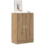 Shoe Cabinet Artisan Oak 60x35x92 cm Engineered Wood 856699
