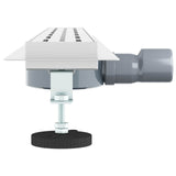 Shower Drain Line Design with 360&deg Siphon Silver 80 cm 42015982