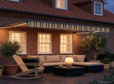 Manual Retractable Awning with LEDs 3 x 2.5 m 3419434