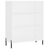 Highboard White 69.5x34x180 cm Engineered Wood 3196075