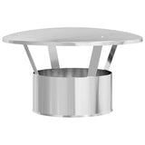 Rain Cover Chimney Silver 35 x 35 x 20 cm Stainless Steel 42008459