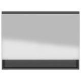 Bathroom Mirror Cabinet 80x15x60 cm MDF Anthracite 331536