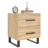 Bedside Cabinets 2 pcs Sonoma Oak 40x35x47.5 cm Engineered Wood 827363