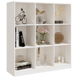 Book Cabinet/Room Divider White 104x33.5x110 cm Solid Pinewood 809973