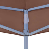 Party Tent Roof 6x3 m Brown 270 g/m 315332