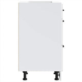 Kitchen Base Cabinet Kalmar White Engineered Wood 854240