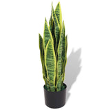 Artificial Sansevieria Plant with Pot 65 cm Green 244428
