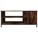 TV Cabinet Smoked Oak 100x40x45 cm Engineered Wood 826302