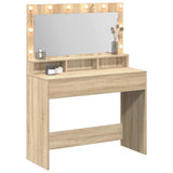 Dressing Table Sonoma Oak 100 x 41 x 135 cm Engineered Wood 865102
