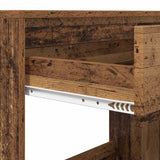 Desk with Drawer Old Wood 100 x 50 x 78 cm Engineered Wood 888945