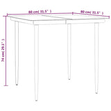 3 Piece Garden Dining Set with Cushions Grey Poly Rattan 3213610