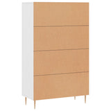 Highboard White 69.5x31x115 cm Engineered Wood 828284