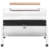 Portable Tabletop Charcoal BBQ Grill Stainless Steel Double Grids 47852
