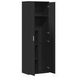 Highboard Black 60x35x180 cm Engineered Wood 3276666