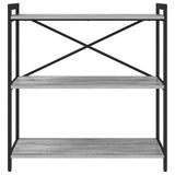 Bookshelf Grey sonoma 80 x 30 x 85 cm Engineered Wood 868428