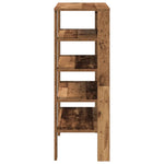 ZNTS Shoe Rack Old Wood 61x32x87.5 cm Engineered Wood 859858