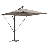 Umbrella Taupe 249 x 249 x 250 cm Polyester and Aluminium 42003402