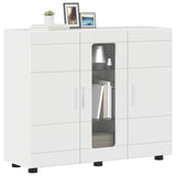 Wooden Cabinet High Gloss White 88.5 x 30.5 x 73 cm 880305