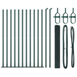 Welded Wire Fence with Concrete Base 25 x 1.2 m 3352439
