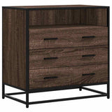 Drawer Cabinet Brown Oak 70x41x70 cm Engineered Wood 849088