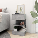 Bedside Cabinets 2 pcs Concrete Grey 40x35x65 cm 808657