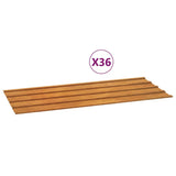 Roof Panels 36 pcs Rusty 100x44 cm Corten Steel 3100508