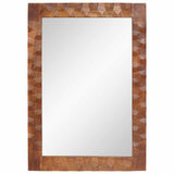 Bathroom Mirror Acacia Brown Finish 50 x 70 x 2.5 cm 4017931