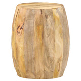 285910 Drum Stool Solid Mango Wood