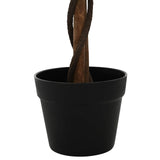 Artificial Ficus Plant Green 90 x 16 x 110 cm Fabric and Wood 42042076