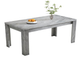 4 Seater Dining room table, MDF Wood Rectangle Modern Dining,Room Furniture Unit, Small N606P272566G