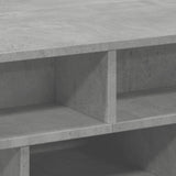 ZNTS Coffee Table Concrete Grey 70x70x29 cm Engineered Wood 840747