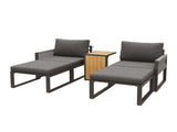 Grey 2-4 Seater Modular Garden Furniture Set Parcel 2 N652P372949G