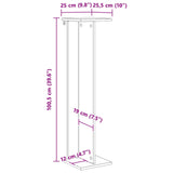Plant Stand 2 pcs Grey Sonoma 25 x 25.5 x 100.5 cm 899637