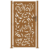 Garden Gate 100x175 cm Weathering Steel Flame Design 4100997