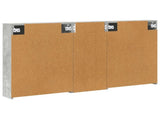 Bathroom Cabinet Set 3 pcs 130 x 14.5 x 70 cm Engineered wood 3403763