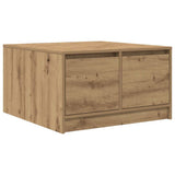 Coffee Table with Drawers Artisan Oak 70.5x70x40 cm 3328416