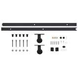 Sliding Door with Hardware Set ESG Glass&Aluminium 76x205 cm 3081939