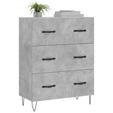 Sideboard Concrete Grey 69.5x34x90 cm Engineered Wood 827848