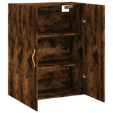 Wall Mounted Cabinet Smoked Oak 69.5x34x90 cm 828409