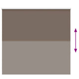 Roller Blind Blackout Coffee 155x150 cm Fabric Width 151.6 cm Polyester 4011009