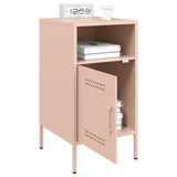 ZNTS Bedside Cabinets 2 pcs Pink 36x39x68 cm Steel 843069