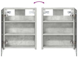 Bathroom Cabinet Set 3 pcs 80 x 10.5 x 50 cm Engineered wood 3403651