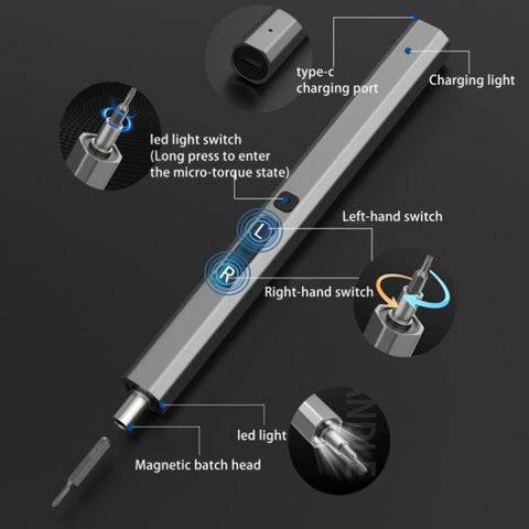 ZNTS Screwdriver, small, easy to touch, household disassembly and repair tool, precision repair mini 35233625