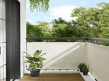 Balcony Screen Cream 90x1000 cm 100% Polyester Oxford 4000202