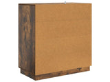 Sideboard Smoked Oak 66 x 34.5 x 92 cm Engineered Wood 895360