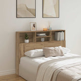 Headboard Cabinet Artisan Oak 140x19x103.5 cm 856869