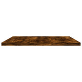 Wall Shelves 4 pcs Smoked Oak 60x40x1,5 cm Engineered Wood 838243