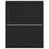 Wall-Mounted Shoe Cabinet UTRECHT 71 x 17 x 86 cm Black 897736