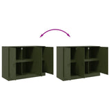 Sideboard Olive Green 99x39x73 cm Steel 841725